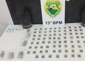 ROTAM estoura biqueira e prende traficante no bairro Parolin