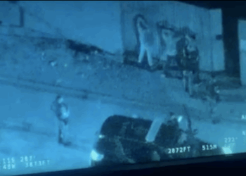 Laser contra helicóptero é crime: PMPR prende homem em Curitiba por risco à aeronave