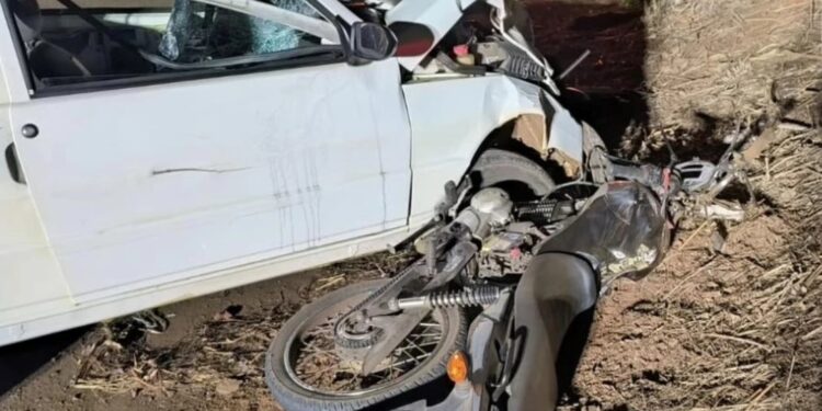 Motociclista morre em colisão frontal com carro na BR-369