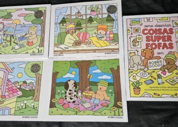 Bobbie Goods: O fenômeno dos livros de colorir que conquistou adultos e ajuda a aliviar o estresse