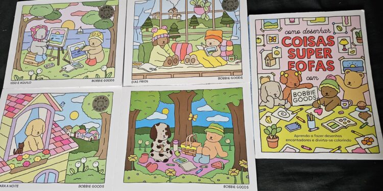 Bobbie Goods: O fenômeno dos livros de colorir que conquistou adultos e ajuda a aliviar o estresse