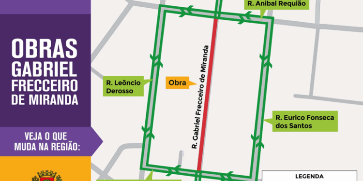 Trânsito muda no Xaxim a partir de terça-feira para avanço das obras do Novo Inter 2