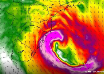 Ciclone mantém tempo instável no Sul e Sudeste