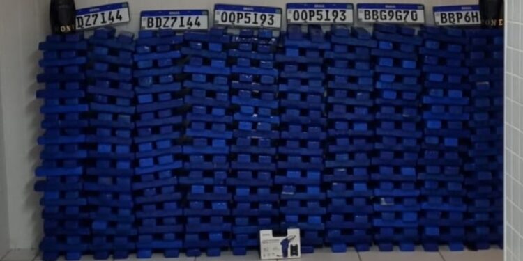 RONE apreende quase meia tonelada de maconha e recupera veículo furtado na Rodovia do Xisto