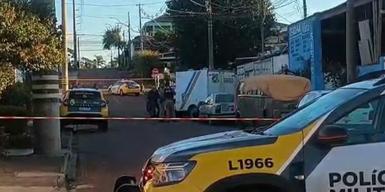 Indivíduo mata homem a pauladas e na chegada da PM acaba neutralizado