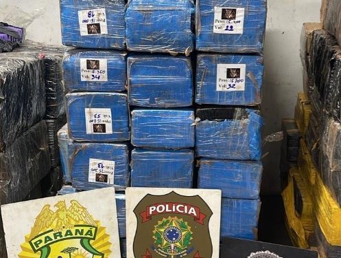 Mais de 720 quilos de maconha são apreendidos em porto clandestino no Paraná