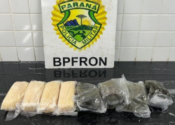 Casal é preso com cocaína e haxixe durante abordagem do BPFRON