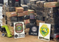 Operação da PMPR, PCPR e PF apreende carga de maconha avaliada em R$ 5,1 milhões