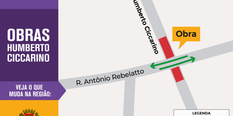 Obra de pavimentação bloqueia cruzamento de ruas no Xaxim