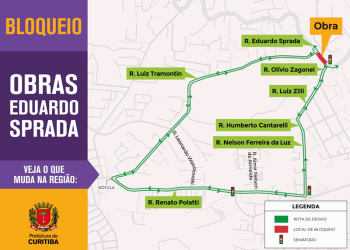 Obra de macrodrenagem exige bloqueio total de trecho da Eduardo Sprada por 30 dias. Confira os desvios