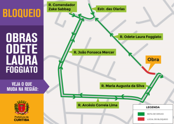 Rua do Atuba será interditada para realização de obras de drenagem