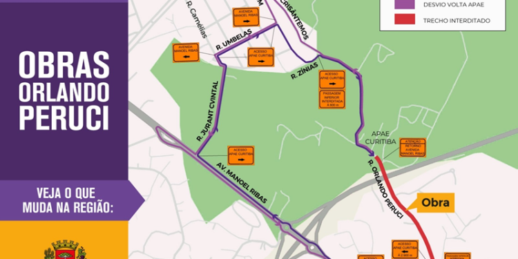 Obra de concessionária interrompe tráfego na região do Contorno Norte