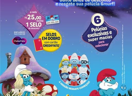 MPPR e Defensoria recomendam que rede de supermercados interrompa campanha de selos para aquisição de pelúcias dos Smurfs