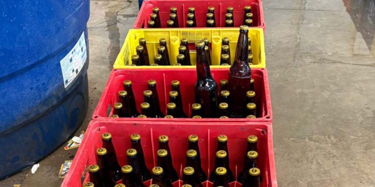 22,3 mil cervejas falsificadas: PCPR e PMPR desarticulam grupo que adulterava rótulos