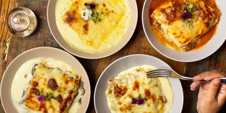 Festival da Lasanha e sobremesa panacota em formato de Capivara