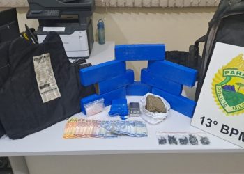 PM prende homem com drogas e placas balísticas no Sítio Cercado
