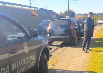 Com auxilio da Muralha Digital, Guarda Municipal recupera veículo furtado em Campo Largo