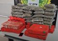Polícia Militar apreende 122 kg de maconha e prende indivíduo no Tatuquara