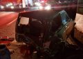 Mulher fica gravemente ferida ao ser ejetada em colisão na BR-277