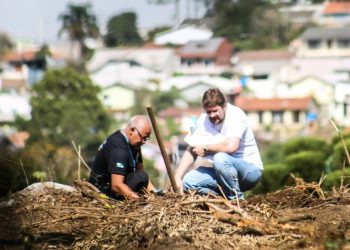 Ossada é encontrada durante obras de ampliação do Contorno Norte em Colombo