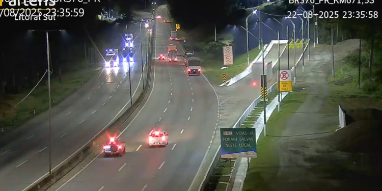 Área de escape da BR-376 em Guaratuba é acionada duas vezes em menos de 24 horas