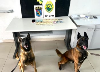 PM apreende pedras de crack e detém dupla no Parolin