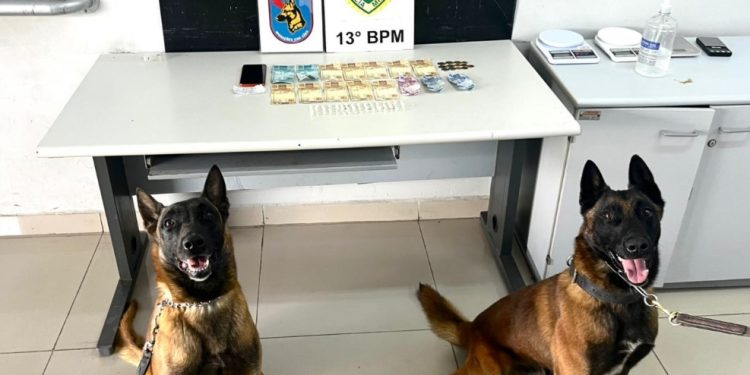 PM apreende pedras de crack e detém dupla no Parolin