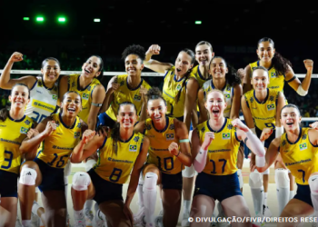 Vôlei: Brasil permanece com 100% de aproveitamento no Mundial