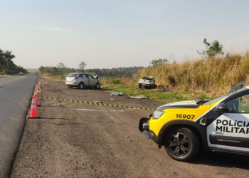 Adolescente morre e três pessoas ficam feridas em colisão frontal na PR-463