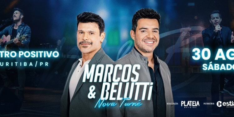 Marcos & Belutti em Curitiba: uma noite de sucessos e romantismo sertanejo