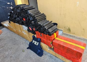 PRF apreende mais de 370 kg de maconha após perseguição na BR-369