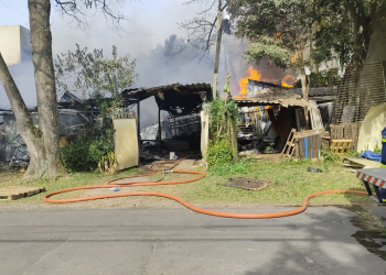 Heróis em ação: Policiais do BPTran salvam idosos e animais durante incêndio no bairro Fanny