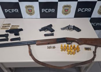 PCPR prende dois homens por posse irregular de arma de fogo