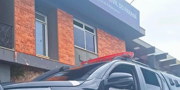 PCPR apreende adolescente por roubo de veículo e tráfico de drogas