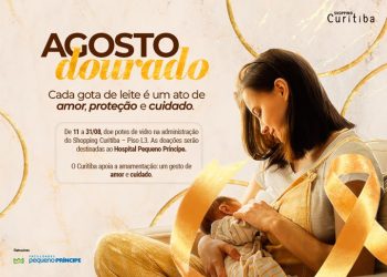 Agosto Dourado: shopping arrecada potes para armazenamento de leite