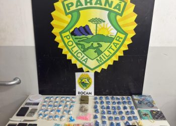 PMPR apreende grande quantidade de drogas e prende mulher em Curitiba