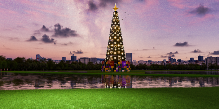 Atração gratuita da Disney terá a maior árvore de Natal da história da celebração em Curitiba