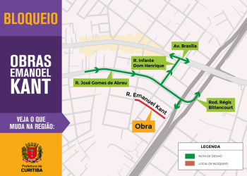 Bloqueio em trecho de rua no Capão Raso começa nesta quarta-feira