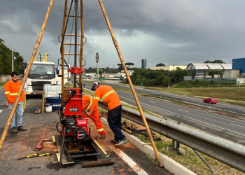 Bloqueio parcial na marginal da BR 277, no Orleans, exige atenção dos motoristas