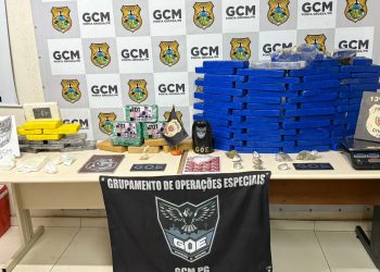 PCPR e GCM prendem dois homens e apreendem mais de 60 quilos de entorpecentes