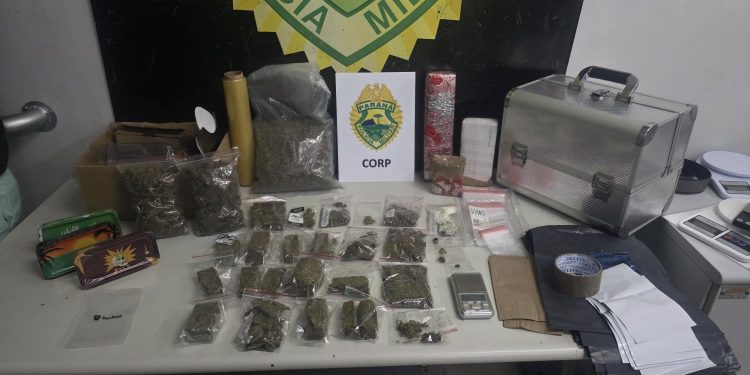 CORP fecha “delivery” de drogas no Centro de Curitiba