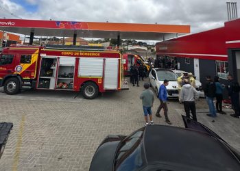 Homem fica gravemente ferido após atropelamento em posto de combustíveis em Fazenda Rio Grande