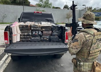 Após acompanhamento tático, PRF apreende mais de uma tonelada de maconha na BR-277