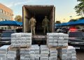PF e BPFRON apreendem mais de 3 toneladas de drogas em caminhão com fundo falso em Palotina/PR