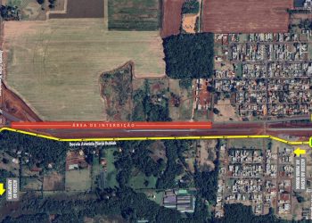 Obra da Perimetral Leste de Foz do Iguaçu altera tráfego em avenida neste fim de semana