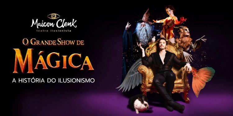 Ilusionista Maicon Clenk apresenta a superprodução “O Grande Show de Mágica” nos dias 6 e 7, no Guairão