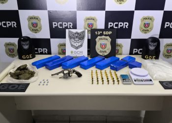 PCPR, PMPR e GCM localizam depósito de drogas, armas e munições em Ponta Grossa