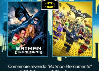 Batman Day: Warner Bros. Pictures celebra dia especial com reexibição de ‘Lego Batman: O Filme’ E ‘Batman Eternamente’ nos Cinemas