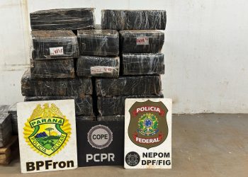 Polícia Militar do Paraná apreende mais de uma tonelada de maconha em porto clandestino
