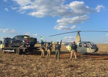 PMPR apreende quase uma tonelada de maconha na área rural de Santa Mônica